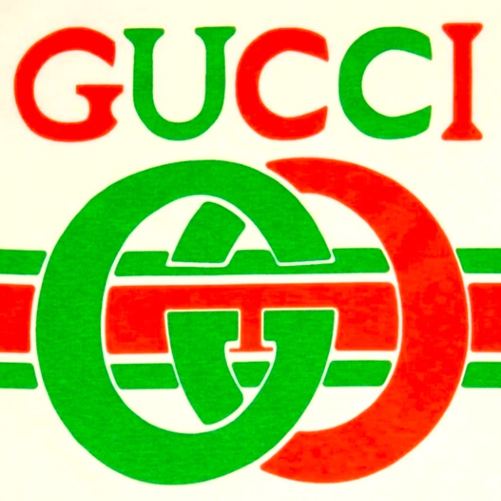 GUCCI WOMENS TEE XS Retro Design